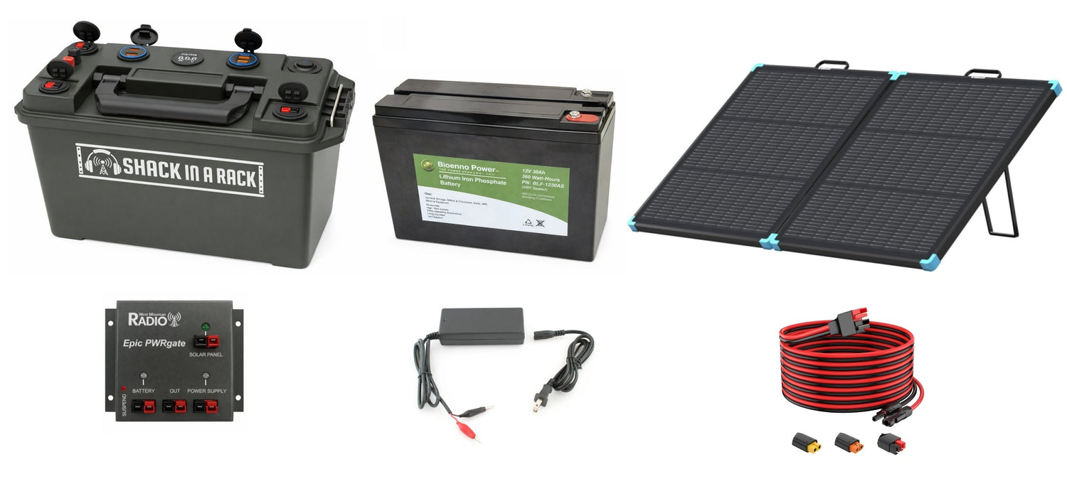 Portable Power Station with Battery and Solar