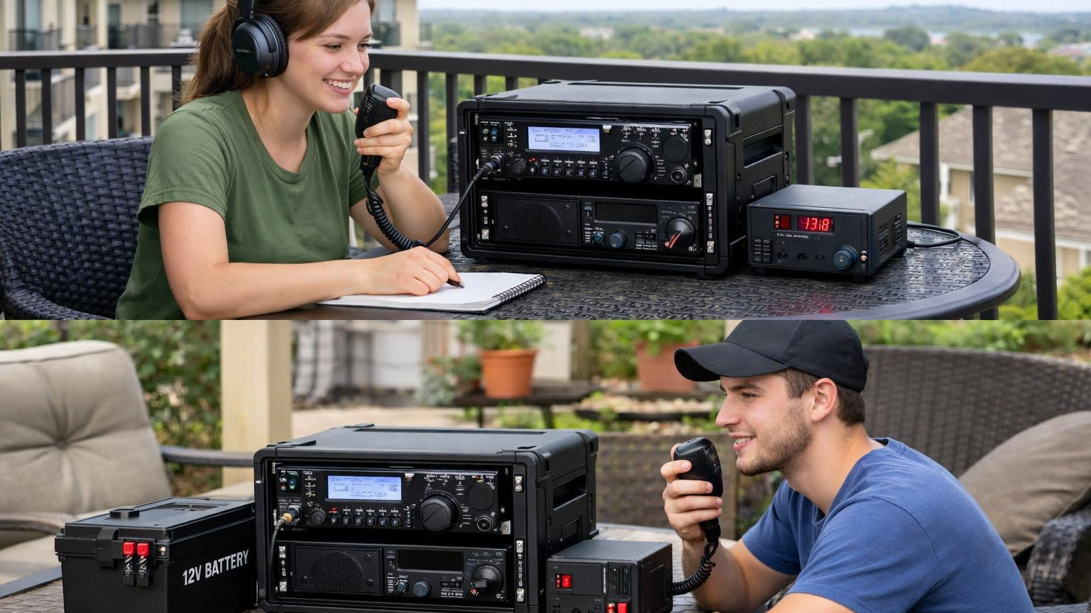 Ham Radio Go Box Balcony and Patio