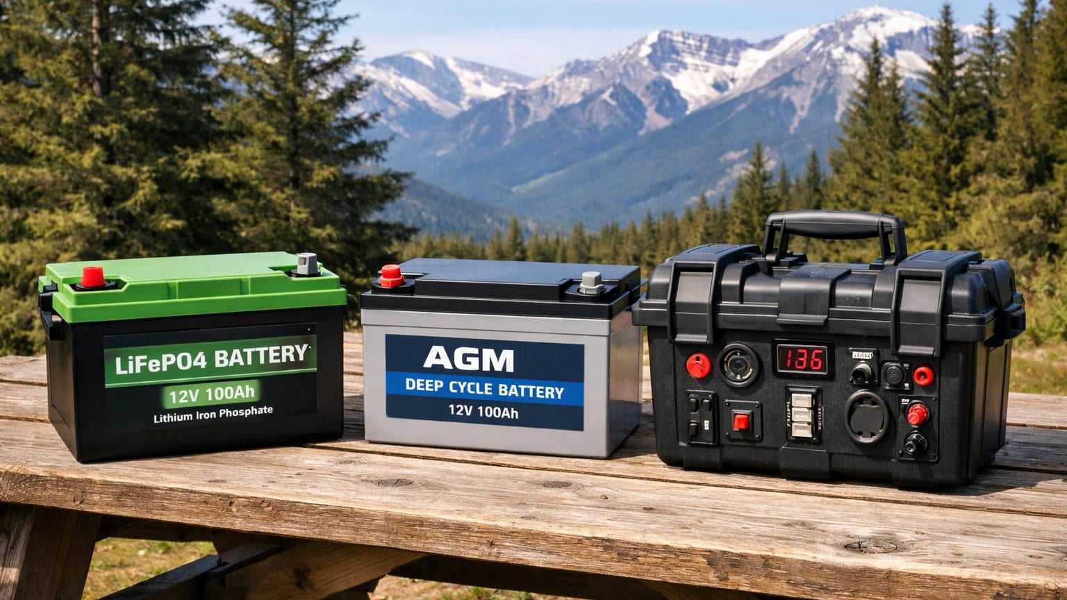 LiFePO₄ vs AGM Batteries: Choosing Your  Power Source