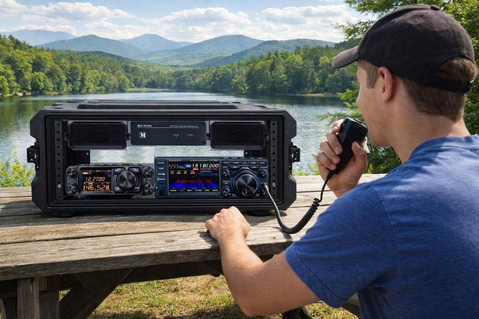 Shack in a Rack Ham Radio Go Box
