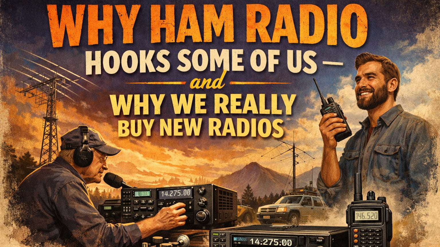 Why Ham Radio Hook Us and Why We Buy New Ham Radios